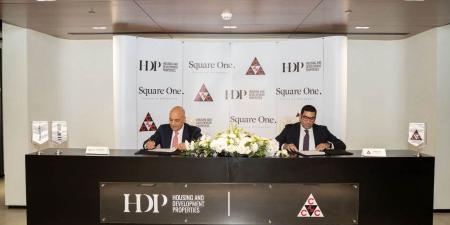 شركة التعمير والاسكان العقارية HDP تتعاقد مع شركة اتحاد المقاولين العالمية CCC لانشاء مشروع Square One Exclusive Residences – SQ1