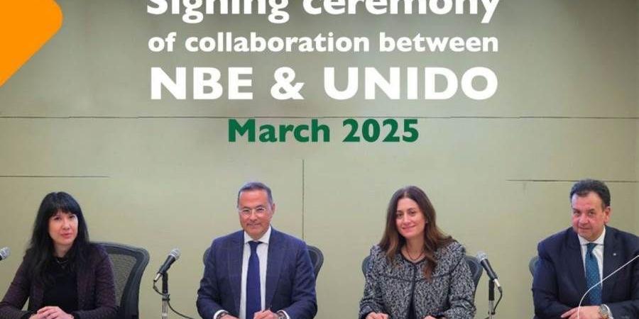 البنك الأهلي المصري يتعاون مع “UNIDO” لدعم المشروعات الخضراء وتعزيز التمويل المستدام