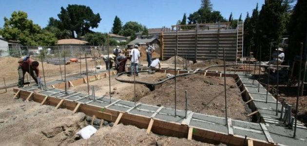 مراحل البناء بالصور خطوة بخطوة وبالتفصيل