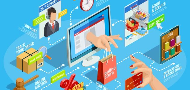حجم التجارة الالكترونية في العالم