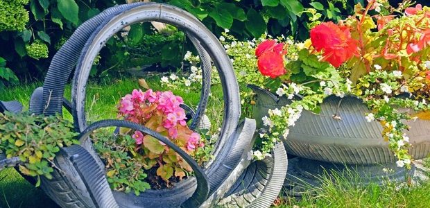 كيفية الاستفادة من الاطارات المستعملة