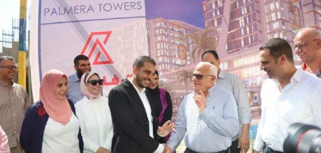 محافظ بورسعيد يتفقد مشروع أبراج بالميرا