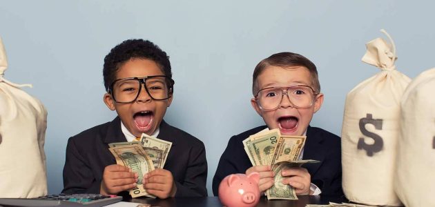 كسب المال أثناء الطفولة
