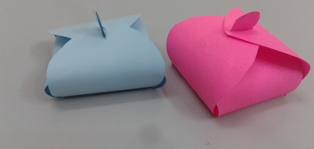 عمل علب هدايا ومطويات