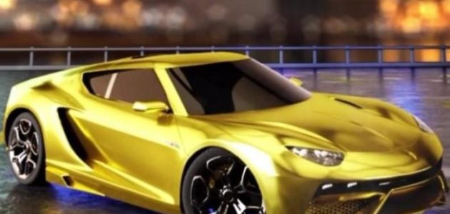 كم سعر السيارة الذهبية في التيك توك