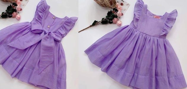 تفصيل فستان أطفال سوارية