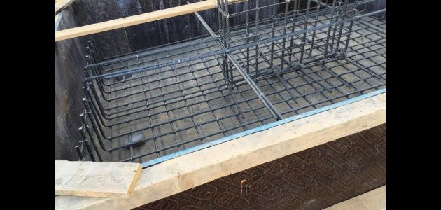 حساب كمية الحديد في الأعمدة