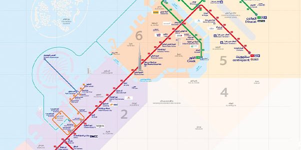 خط مترو دبي