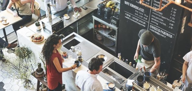 ديكور محل بن وقهوة