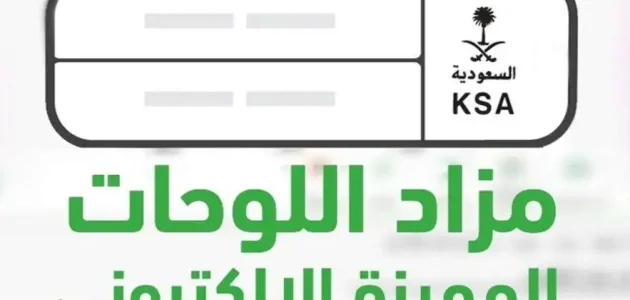 كيف تشتري لوحة من مزاد المرور