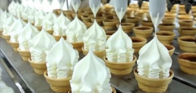 مشروع مصنع لإنتاج الآيس كريم