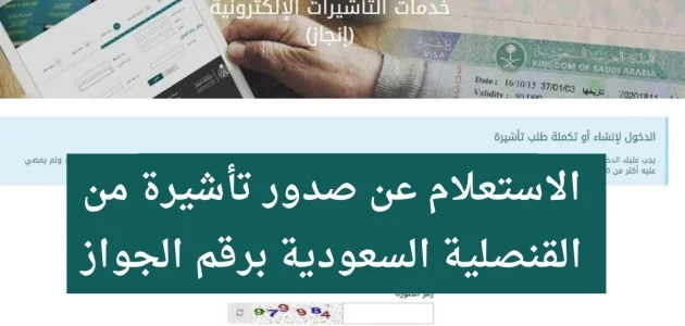 الاستعلام عن صدور تأشيرة