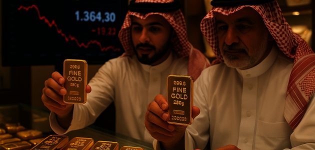 انخفاض غير متوقع في أسعار سبائك الذهب بالمملكة يثير تساؤلات المستثمرين